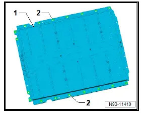 Volkswagen ID.4. Renewing high-voltage battery 1 [AX2] 
