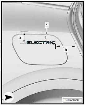 Volkswagen ID.4. Renewing lettering and badges on sides 