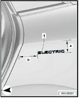Volkswagen ID.4. Renewing lettering and badges on sides 