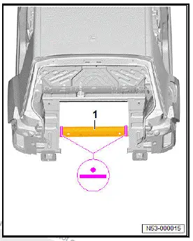 Volkswagen ID.4. Renewing luggage compartment floor cross member 