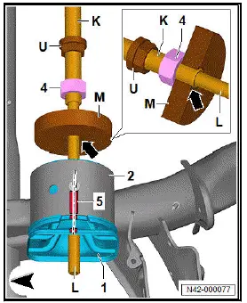 Volkswagen ID.4. Renewing motor mountings