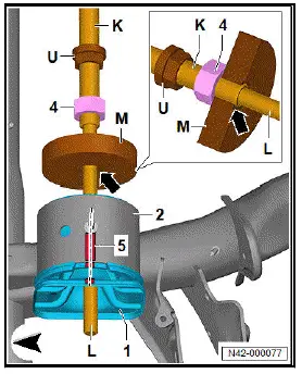 Volkswagen ID.4. Renewing motor mountings
