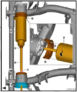 Volkswagen ID.4. Renewing motor mountings