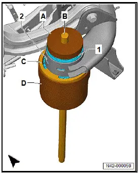 Volkswagen ID.4. Renewing rear subframe mountings