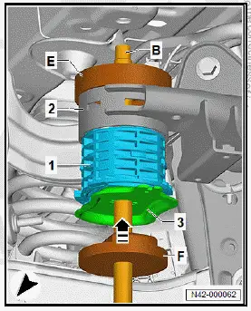 Volkswagen ID.4. Renewing rear subframe mountings