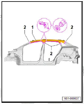Volkswagen ID.4. Renewing roof side member