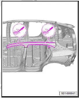 Volkswagen ID.4. Renewing roof side member