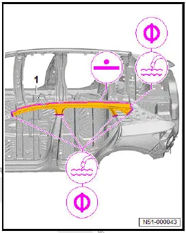 Volkswagen ID.4. Renewing roof side member