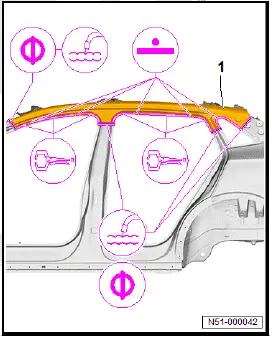 Volkswagen ID.4. Renewing roof side member