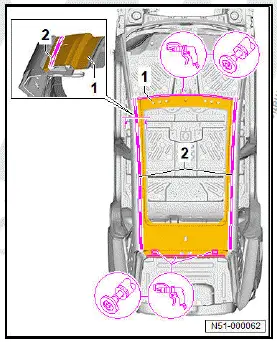 Volkswagen ID.4. Renewing roof - vehicle with glass panel