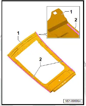 Volkswagen ID.4. Renewing roof - vehicle with glass panel