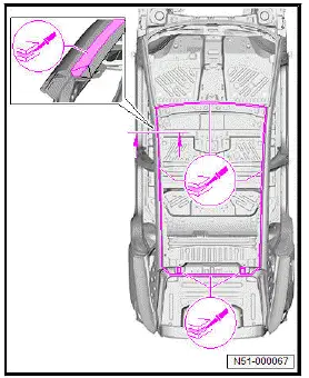Volkswagen ID.4. Renewing roof - vehicle with glass panel