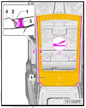 Volkswagen ID.4. Renewing roof - vehicle with glass panel