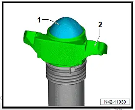 Volkswagen ID.4. Renewing shock absorber