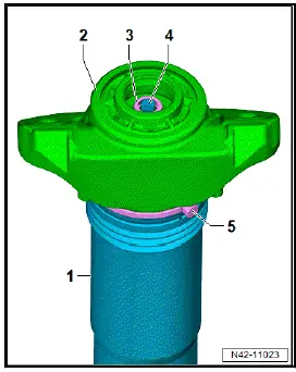 Volkswagen ID.4. Renewing shock absorber