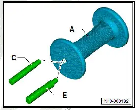 Volkswagen ID.4. Renewing suspension link bush, rear