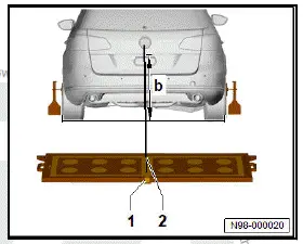 Volkswagen ID.4.  Calibrating reversing camera R189