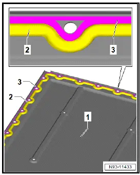 Volkswagen ID.4. Sealing high-voltage battery 1 [AX2], 82 kWh