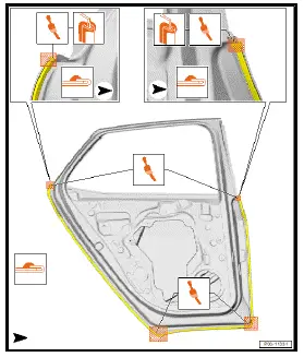 Volkswagen ID.4. Rear door