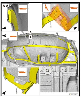 Volkswagen ID.4. Rear left wheel housing