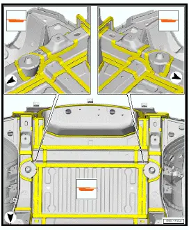 Volkswagen ID.4. Seam seals, underbody 