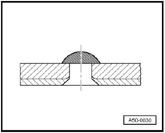 Volkswagen ID.4. Solid rivet 