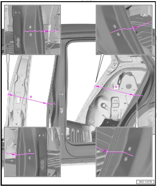 Volkswagen ID.4. Distance between B- and C-pillars