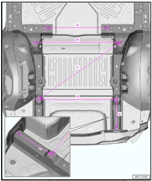 Volkswagen ID.4. Floor panel, rear