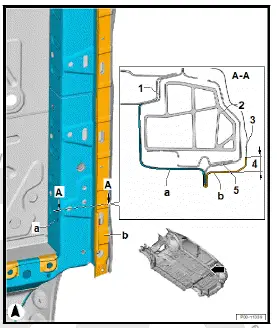 Volkswagen ID.4. Side member, rear