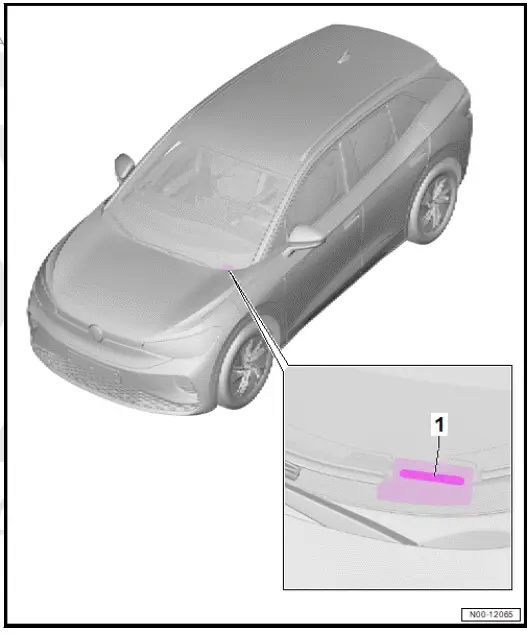 Volkswagen ID.4. Vehicle identification number