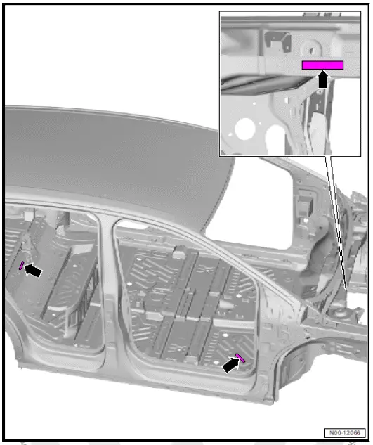 Volkswagen ID.4. Pfeil - Identification number