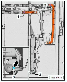 Volkswagen ID.4. Checking voltage of high-voltage battery 1 - AX2-
