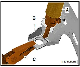 Volkswagen ID.4. Welding tab