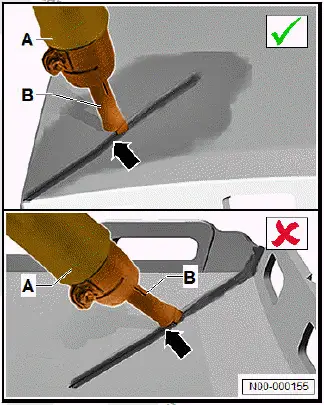 Volkswagen ID.4. Welding tab