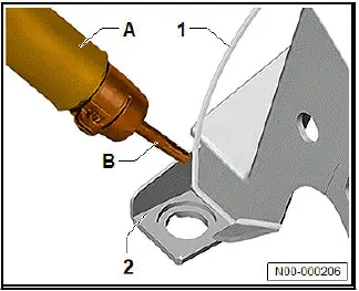 Volkswagen ID.4. Welding tab